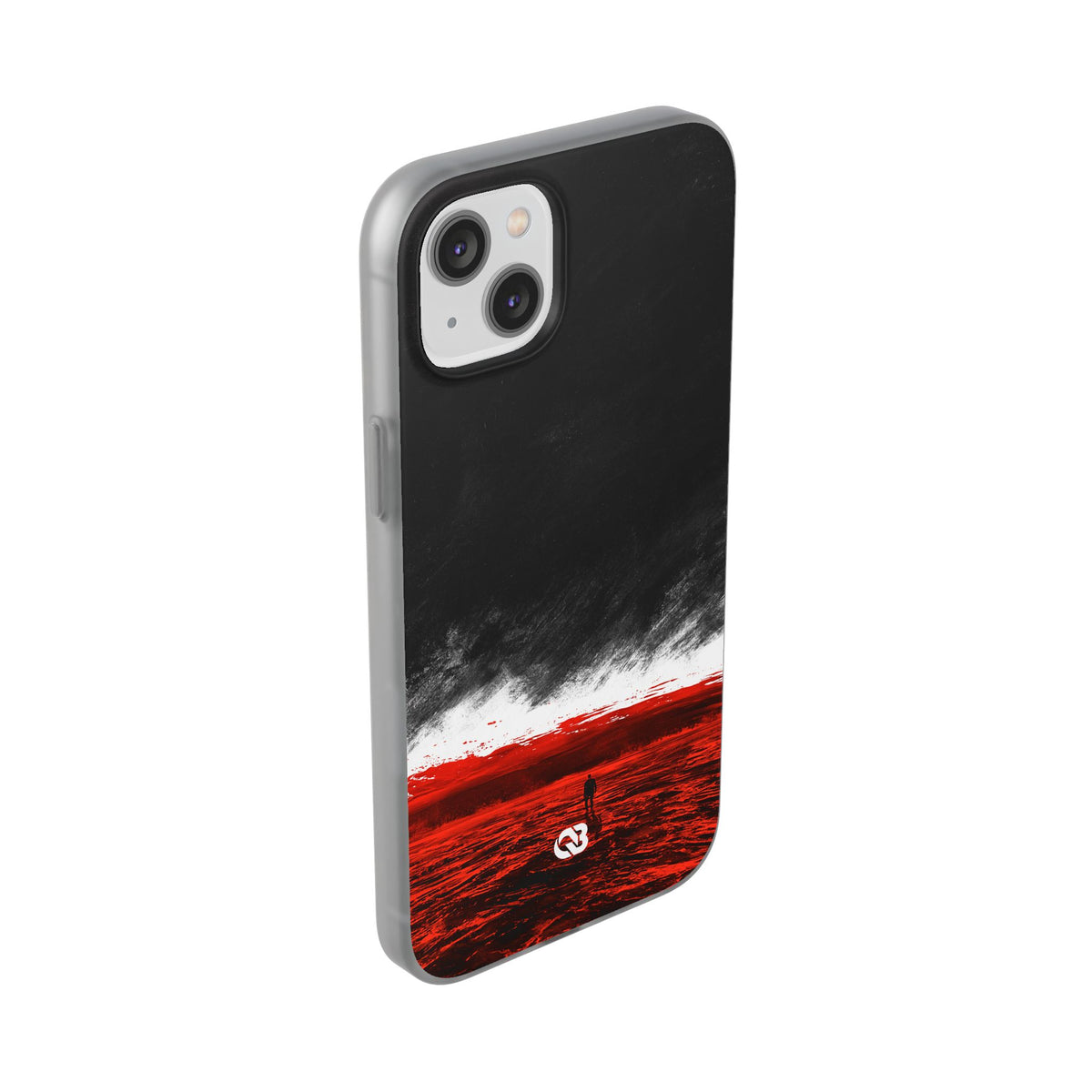 Crimson Horizon · Lite Phone Case for iPhone ·  Black
