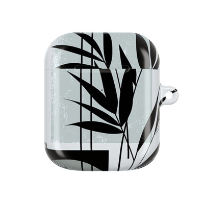 Zen Bamboo Silhouette · Hard Case for AirPods & AirPods Pro · Green