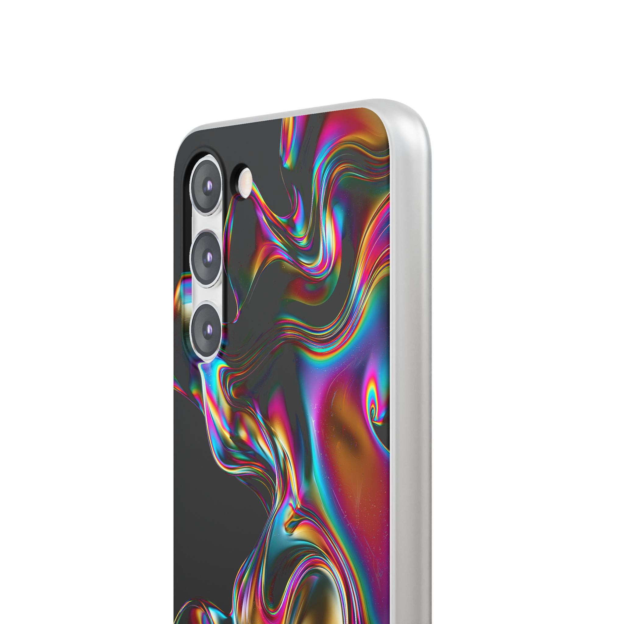 Purple Lite Phone Case for Samsung - Liquid Neon Chrome