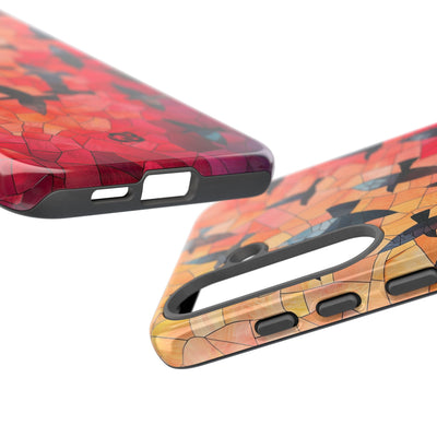 Ember Mosaic Wings · Tough Phone Case for Samsung