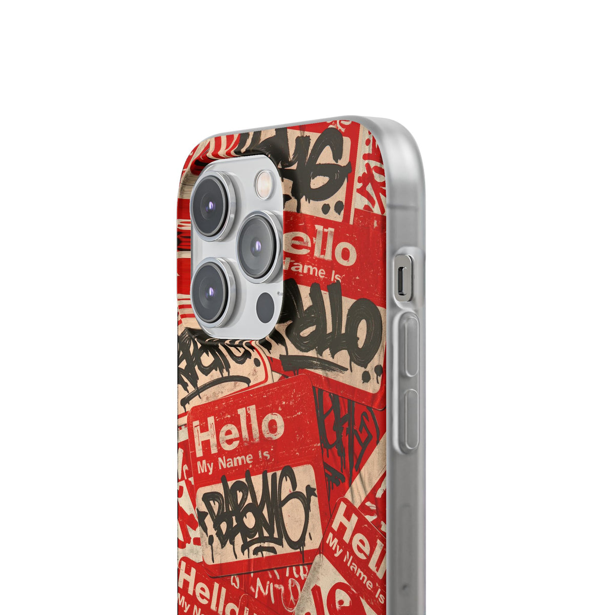 Slap Tag Collage · Lite Phone Case for iPhone ·  Red