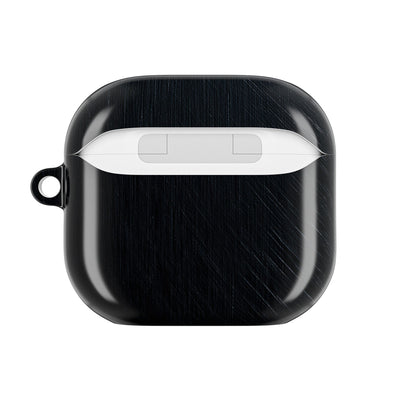 Brushed Obsidian Steel · Hard Case for AirPods & AirPods Pro · Black