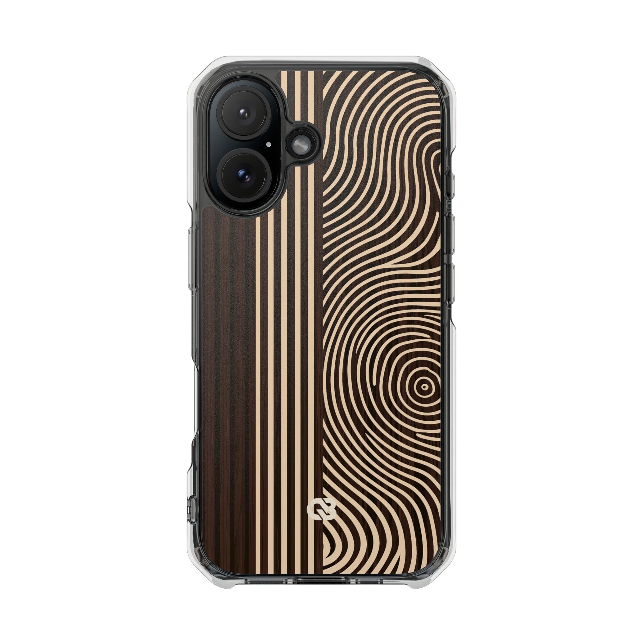 Brown Impact MagSafe Phone Case for iPhone - Espresso Sand Ridge