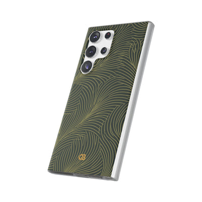 Green Lite Phone Case for Samsung - Dark Olive Plume
