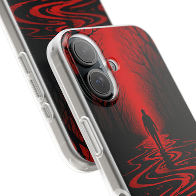 Crimson Shadow Path · Soft Phone Case for iPhone
