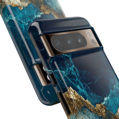 Jagged Gold Split Google Pixel 8 Pro Case - Tough