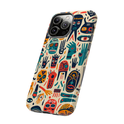 Vivid Faces iPhone 14 Pro Max Case - Tough