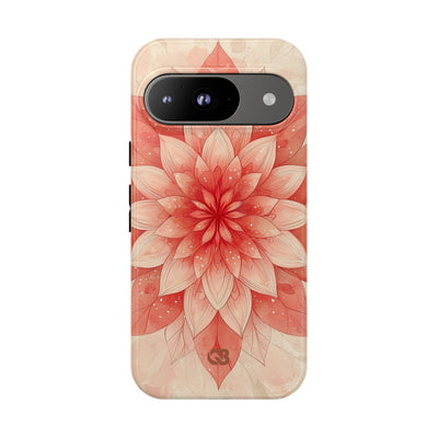 Coral Layered Bloom · Tough Etui na telefon dla Google Pixel