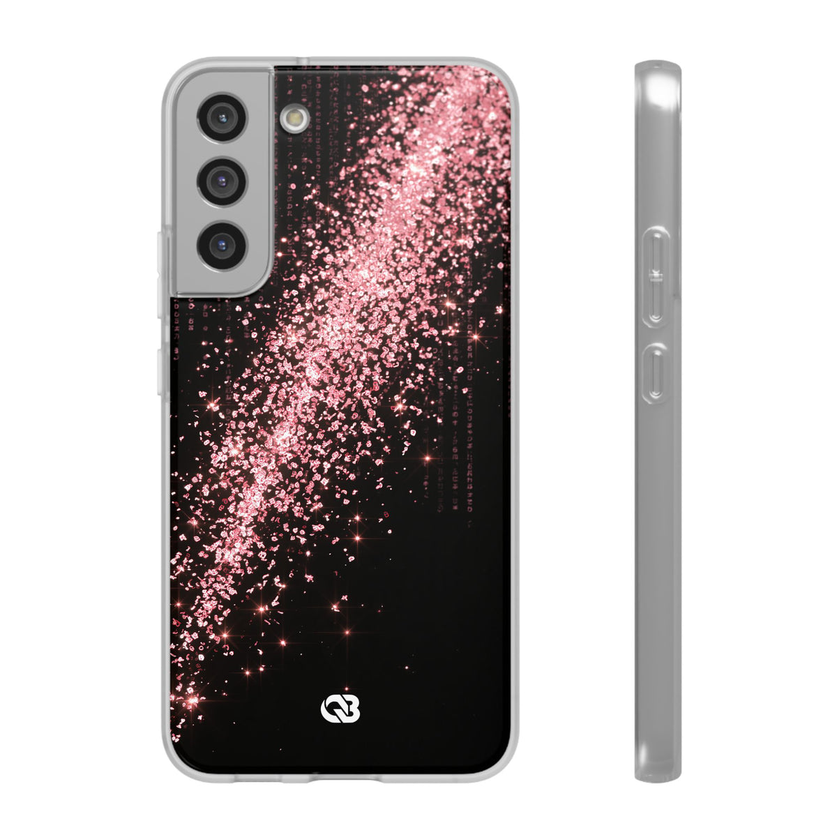 Rose Digital Cascade · Lite Phone Case for Samsung · Pink
