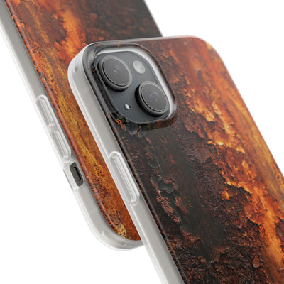 Orange Lite Phone Case for iPhone - Oxidized Iron Crust