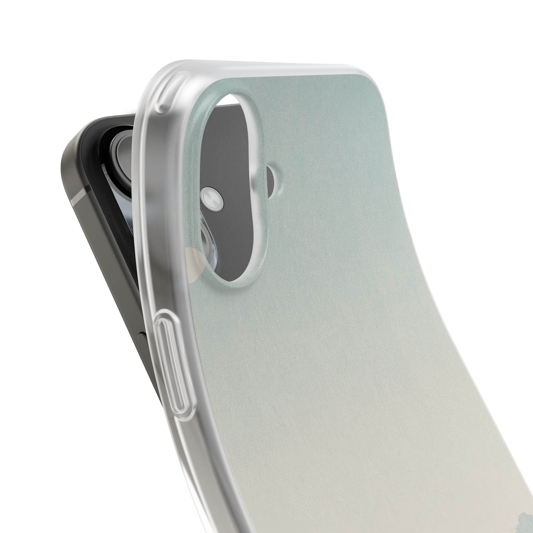 Blue Lite Phone Case for iPhone - Mist Valley Pagoda