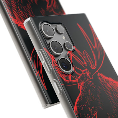Nordic Elk · Lite Phone Case for Samsung · Black