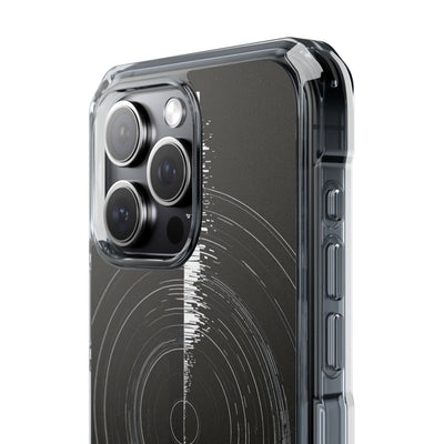 Black Impact MagSafe Phone Case for iPhone - Obsidian Orbital Signal