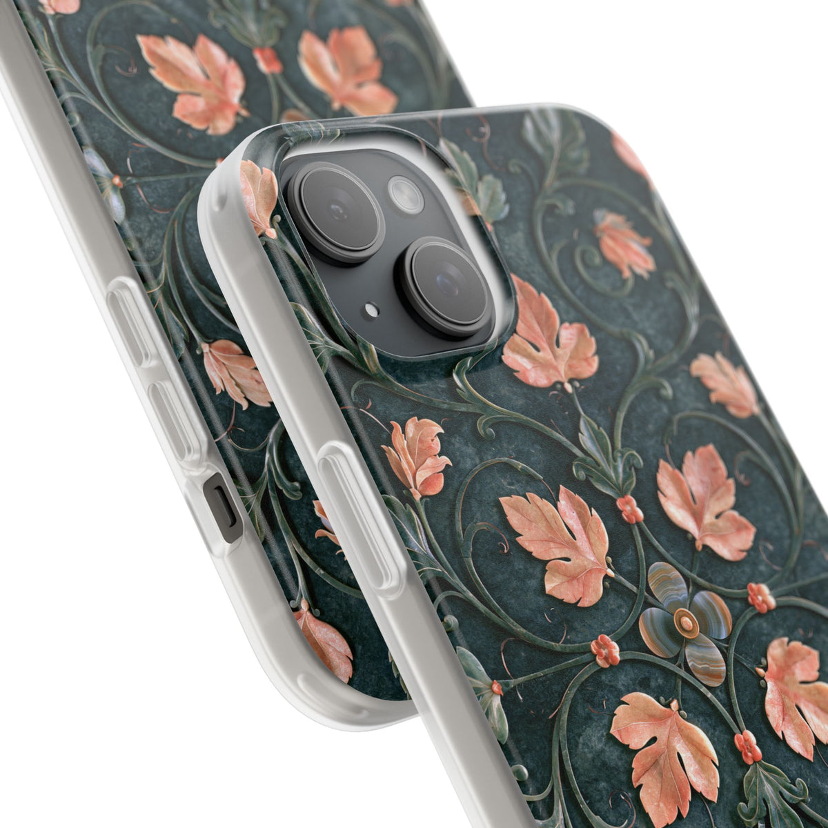 Florentine Rose Arabesque · Lite Phone Case for iPhone ·  Green