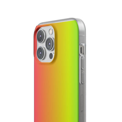 Sunset Acid Glow · Soft Phone Case for iPhone