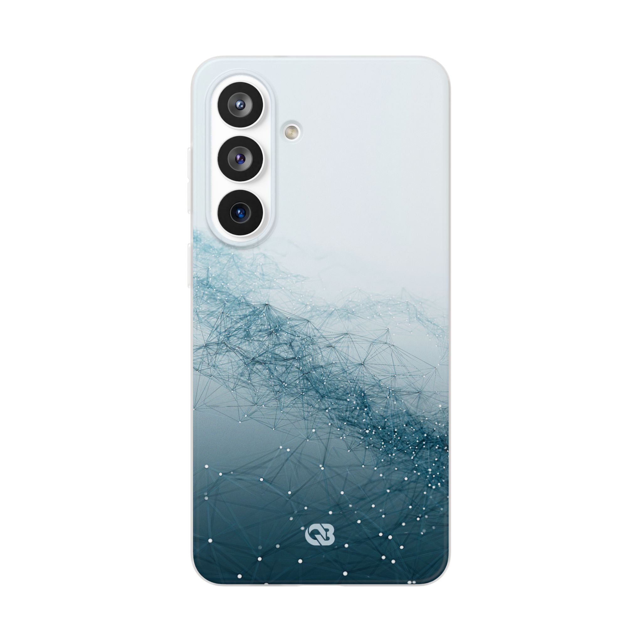 Teal Lite Phone Case for Samsung - Cyan Vector Lattice
