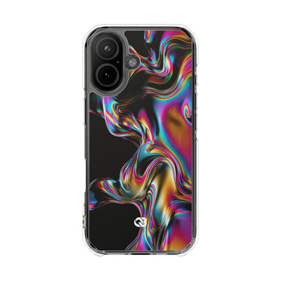 Purple Impact MagSafe Phone Case for iPhone - Liquid Neon Chrome