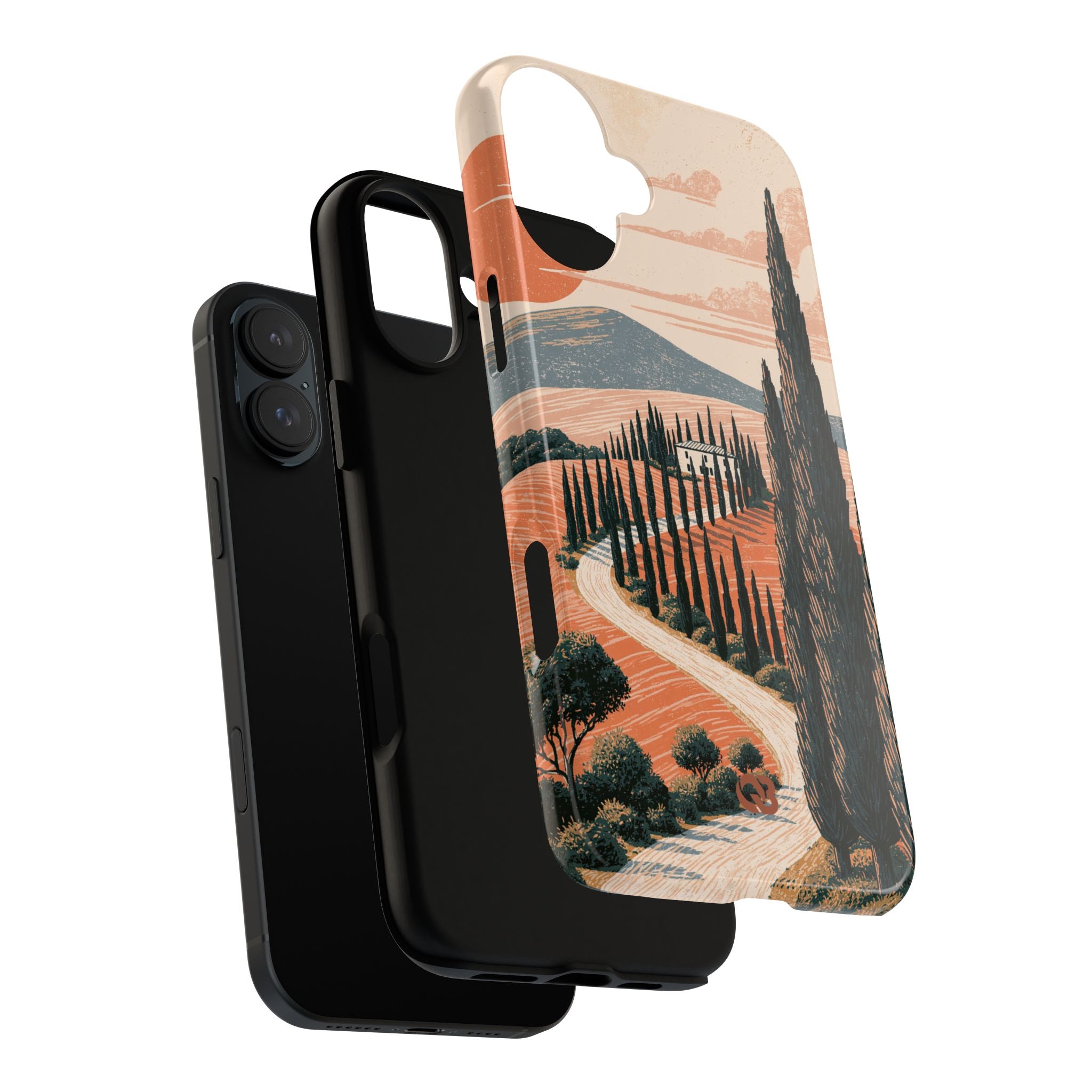 Orange Tough Phone Case for iPhone - Terracotta Ridge Trail