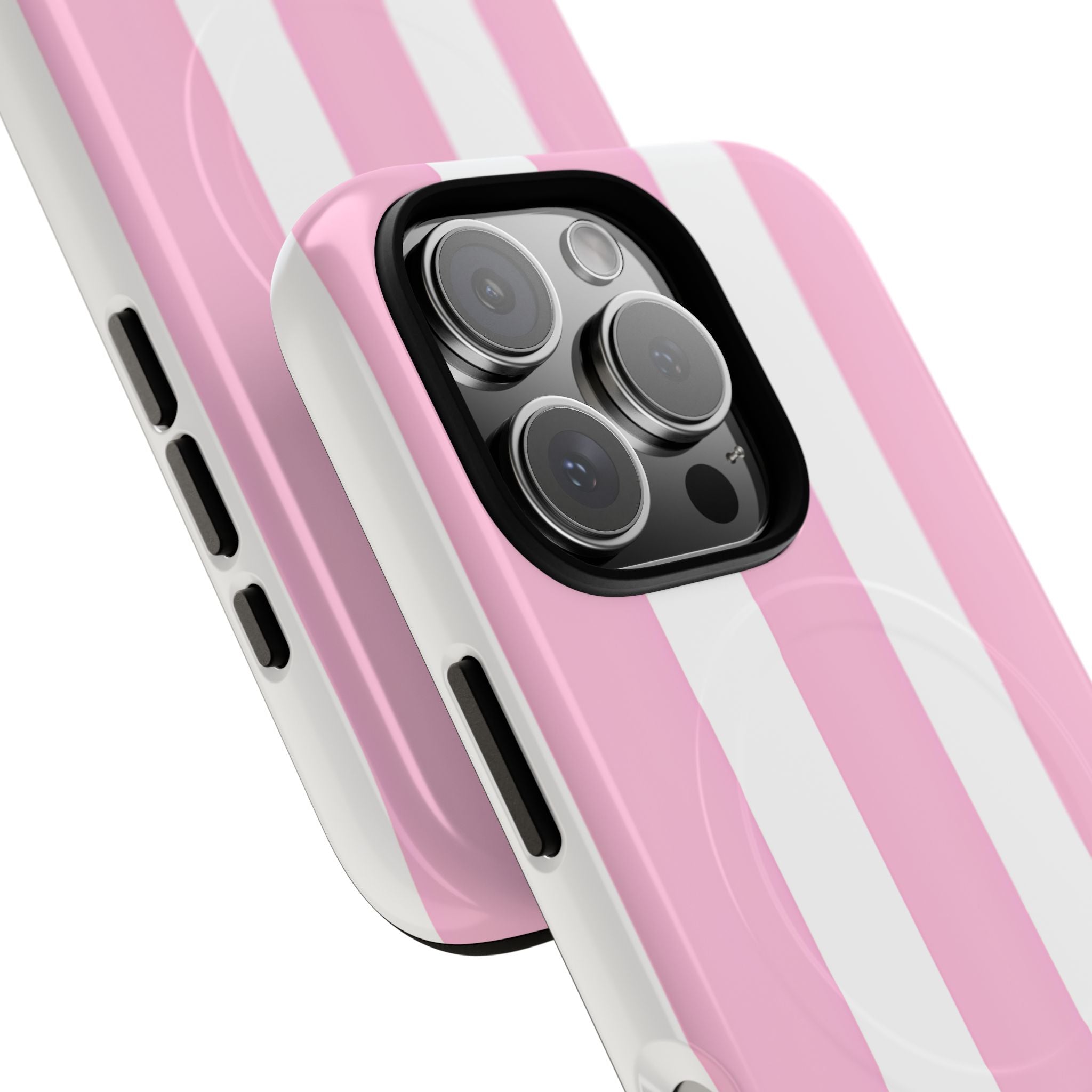 Soft Pink Stripe · Tough+ Magsafe