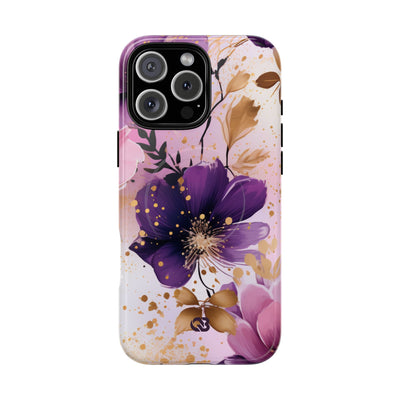 Gilded Violet Bloom · Tough+ Phone Case for iPhone · Magsafe
