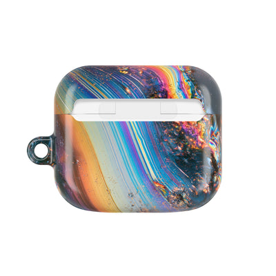 Prismatic Aura Flow · Hard Case for AirPods & AirPods Pro · Blue