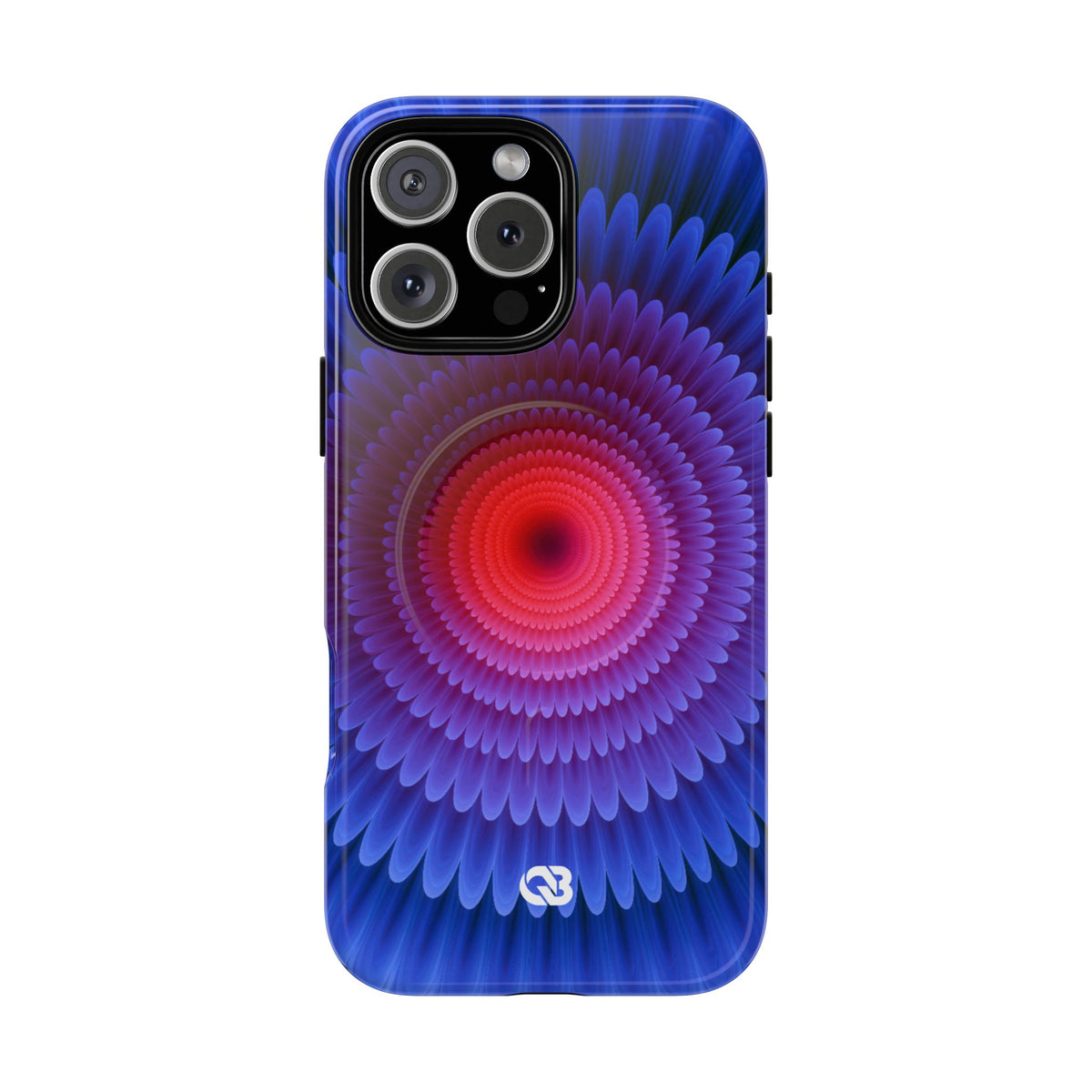 Radial Spectrum Bloom · Tough 2.0 Magnetic Phone Case for iPhone · Blue