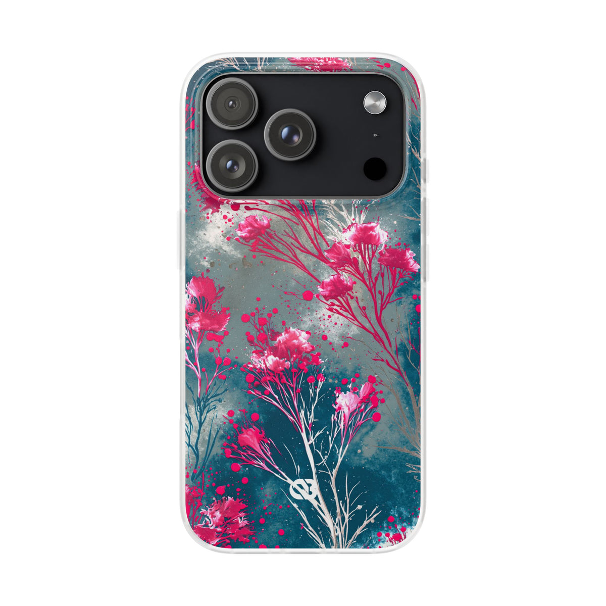 Cyber Blossom · Lite Phone Case for iPhone ·  Teal
