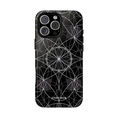 Strahlender Blütenblatt-Orbit iPhone 16 Pro Max Case - Tough+