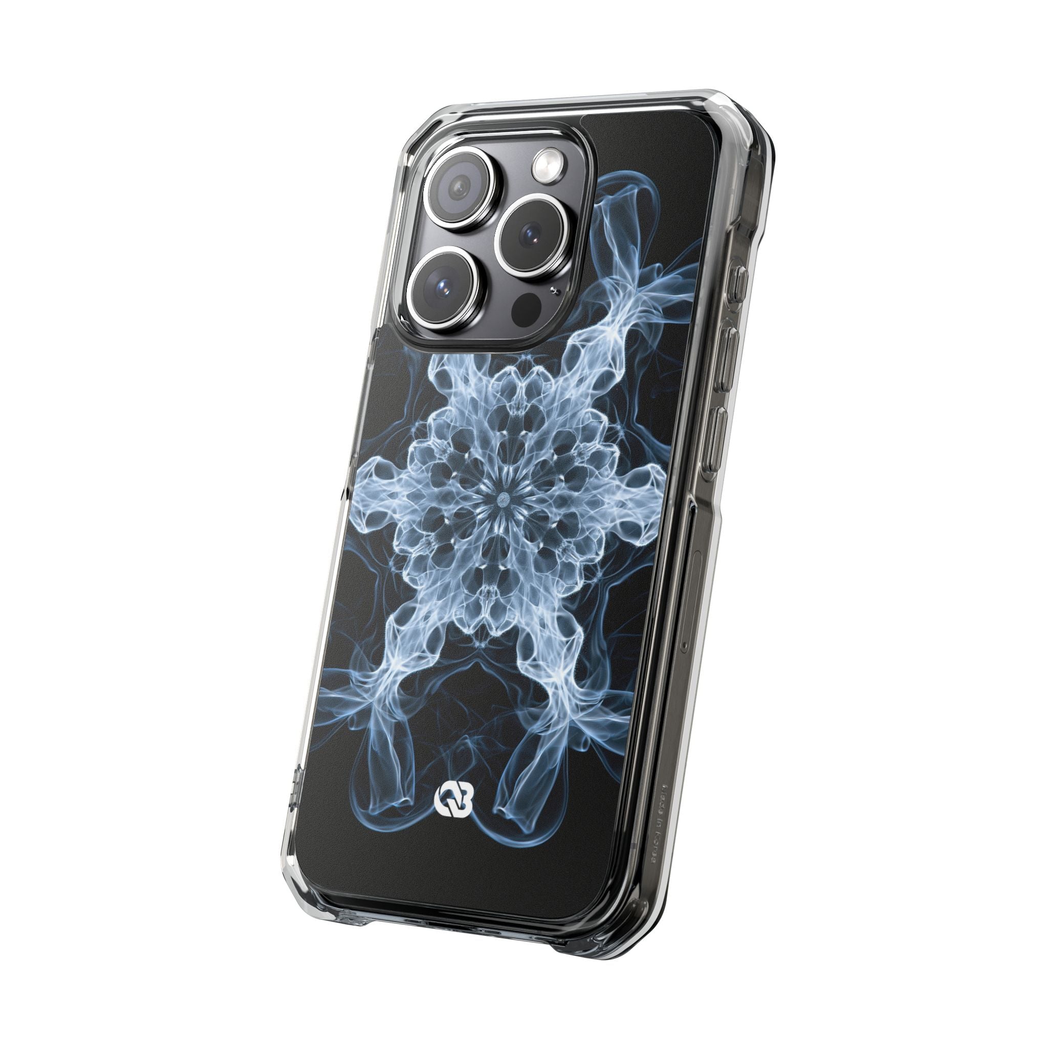Blue Impact MagSafe Phone Case for iPhone - Glacial Smoke Crown