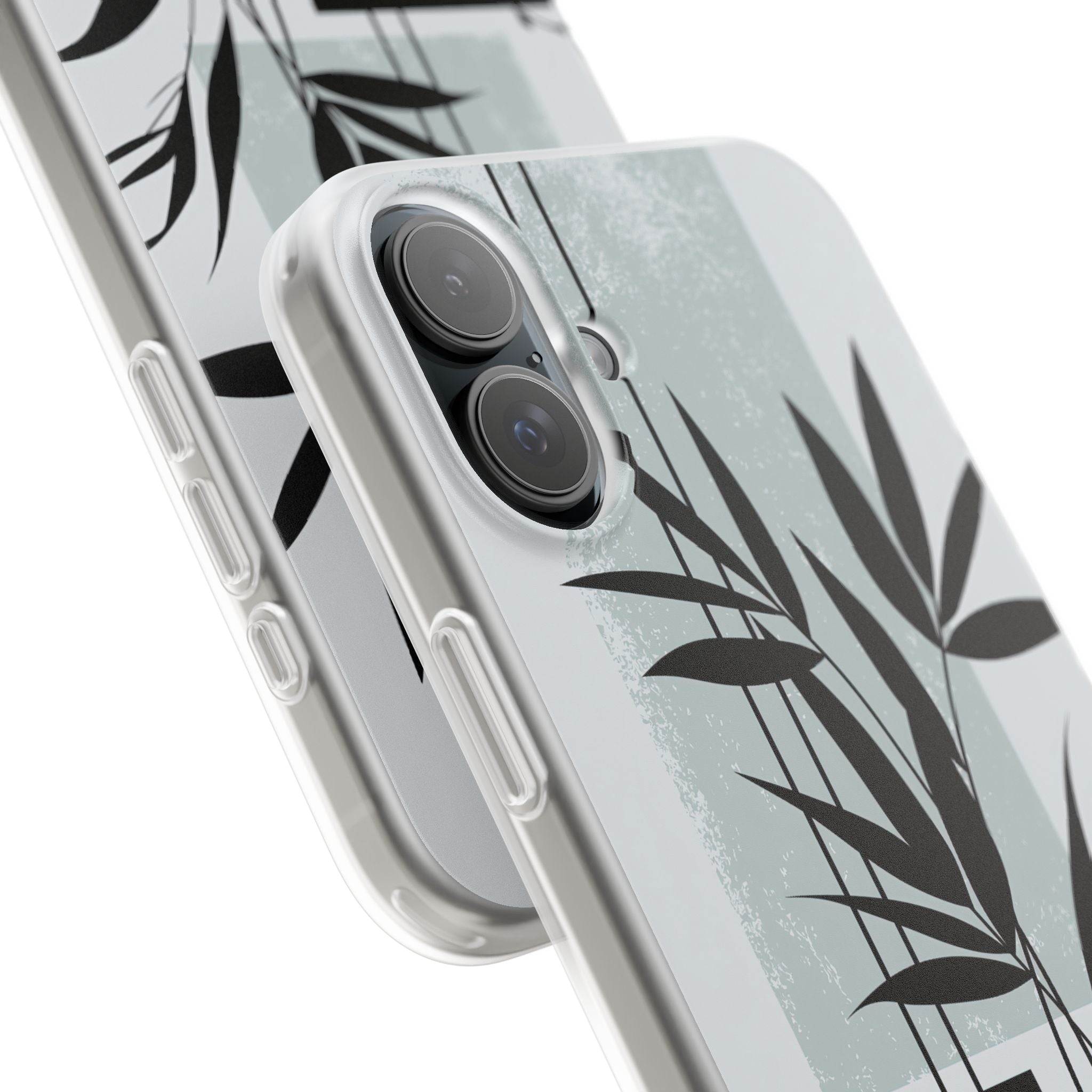 Grey Lite Phone Case for iPhone - Sage Bamboo Noir
