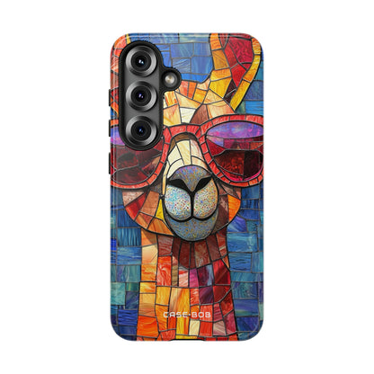 Llama Glow Samsung S25 Case - Tough