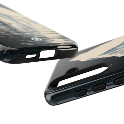 Blue Tough Phone Case for Samsung - Frozen Navy Monolith