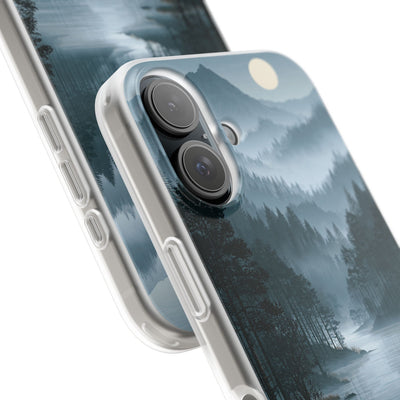 Silent Nordic Fjord · Lite Phone Case for iPhone ·  Blue