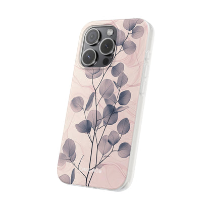 Veined Leaf Whisper iPhone 15 Pro Case - Soft