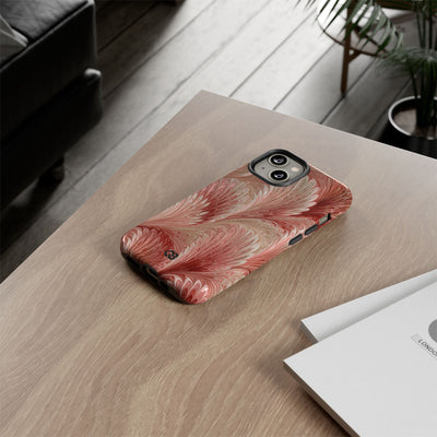 Blush Petal Plume · Tough Phone Case for iPhone · Pink