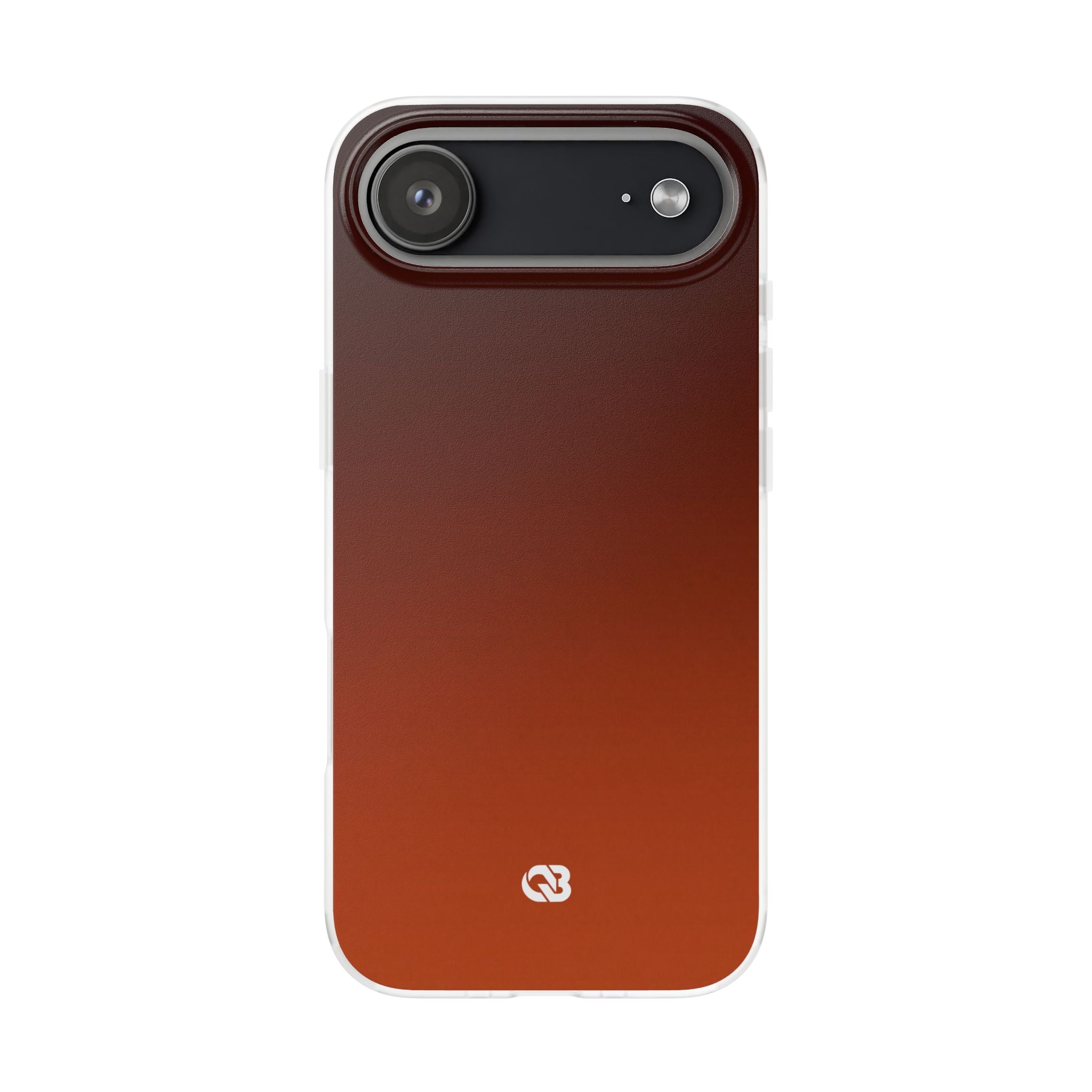Orange Lite Phone Case for iPhone - Obsidian Ember Fade