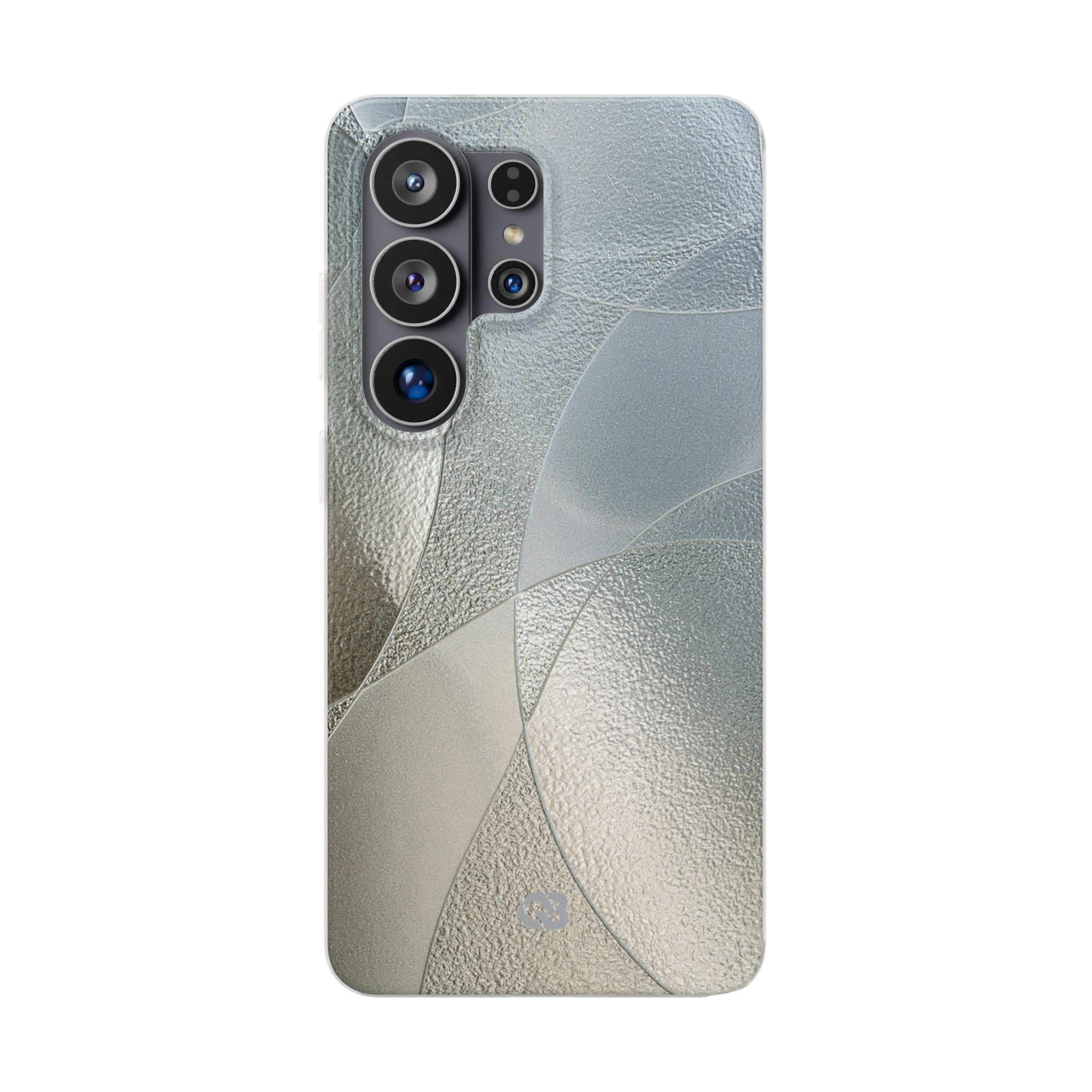 Silver Lite Phone Case for Samsung - Frosted Silver Mosaic