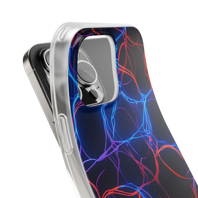 Electric Synapse Glow · Soft Handyhülle für iPhone
