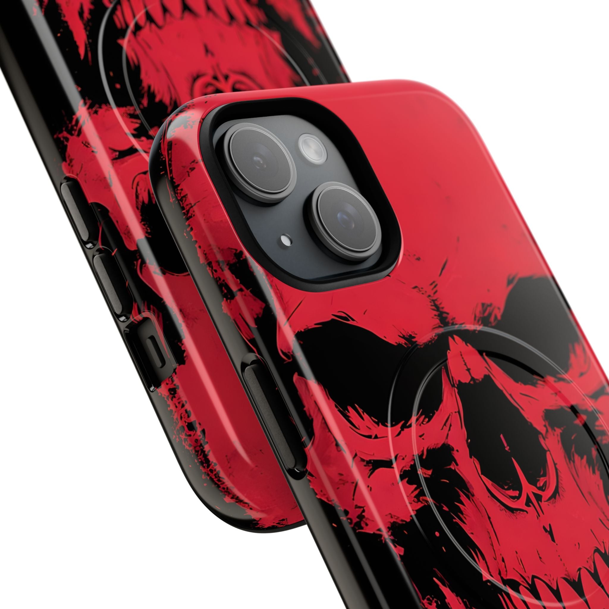 Crimson Street Skull · Tough+ Magsafe