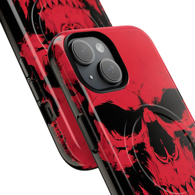 Crimson Street Skull · Tough+ Magsafe