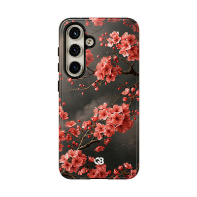 Dark Sakura Nocturne · Tough Phone Case for Samsung · Black