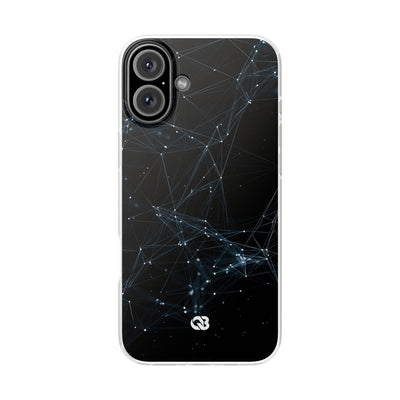 Black Lite Phone Case for iPhone - Arctic Neural Mesh