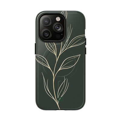 Green Tough 2.0 Magsafe Phone Case for iPhone - Deep Moss Willow