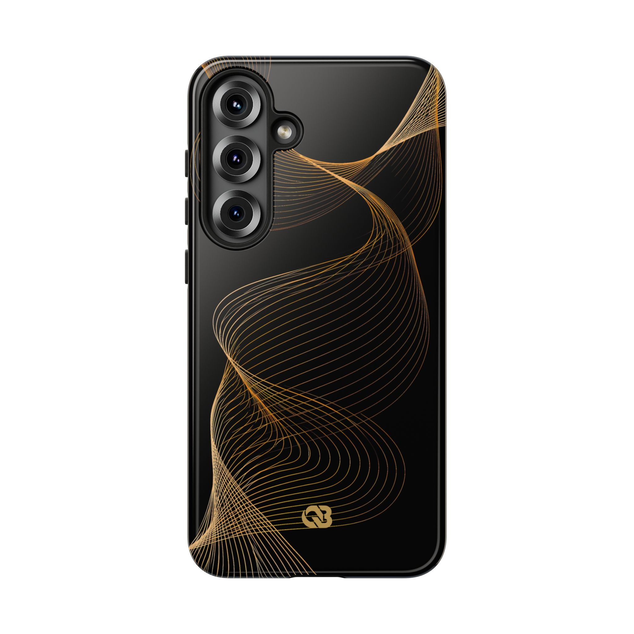 Gold Tough Phone Case for Samsung - Burnished Bronze Helix