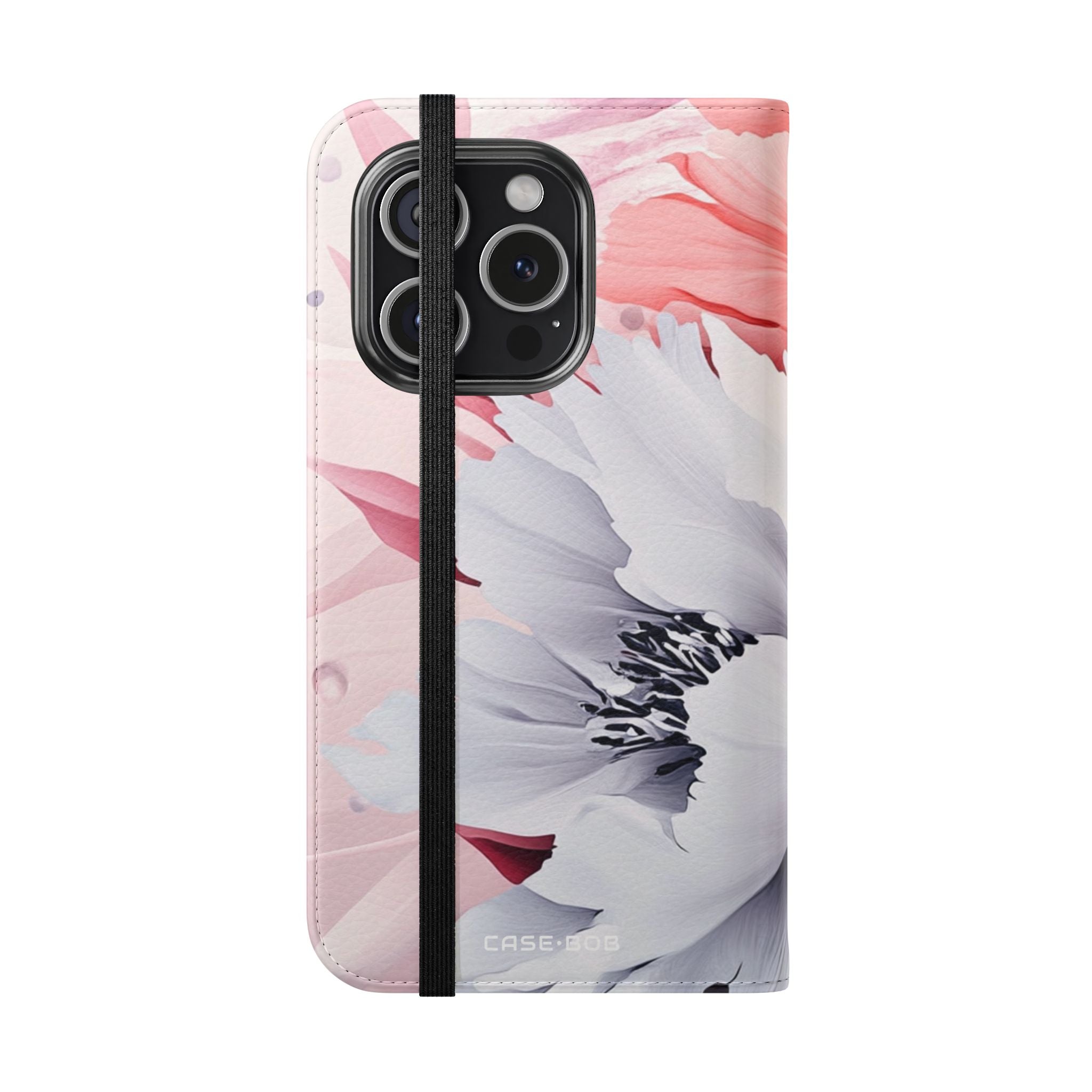Coral Blossom - iPhone 15 Pro Case - Wallet