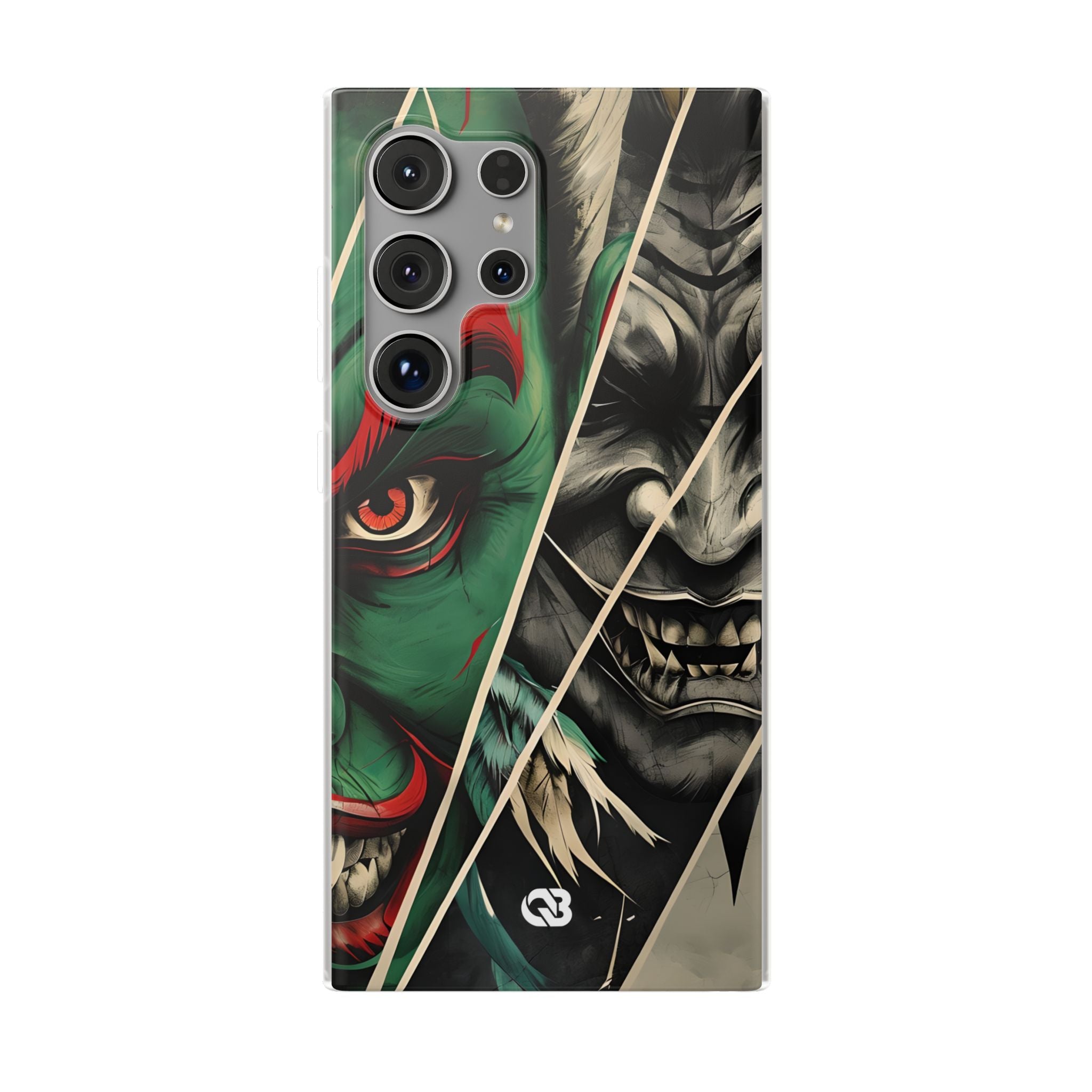 Emerald Oni Grin · Soft Handyhülle für Samsung