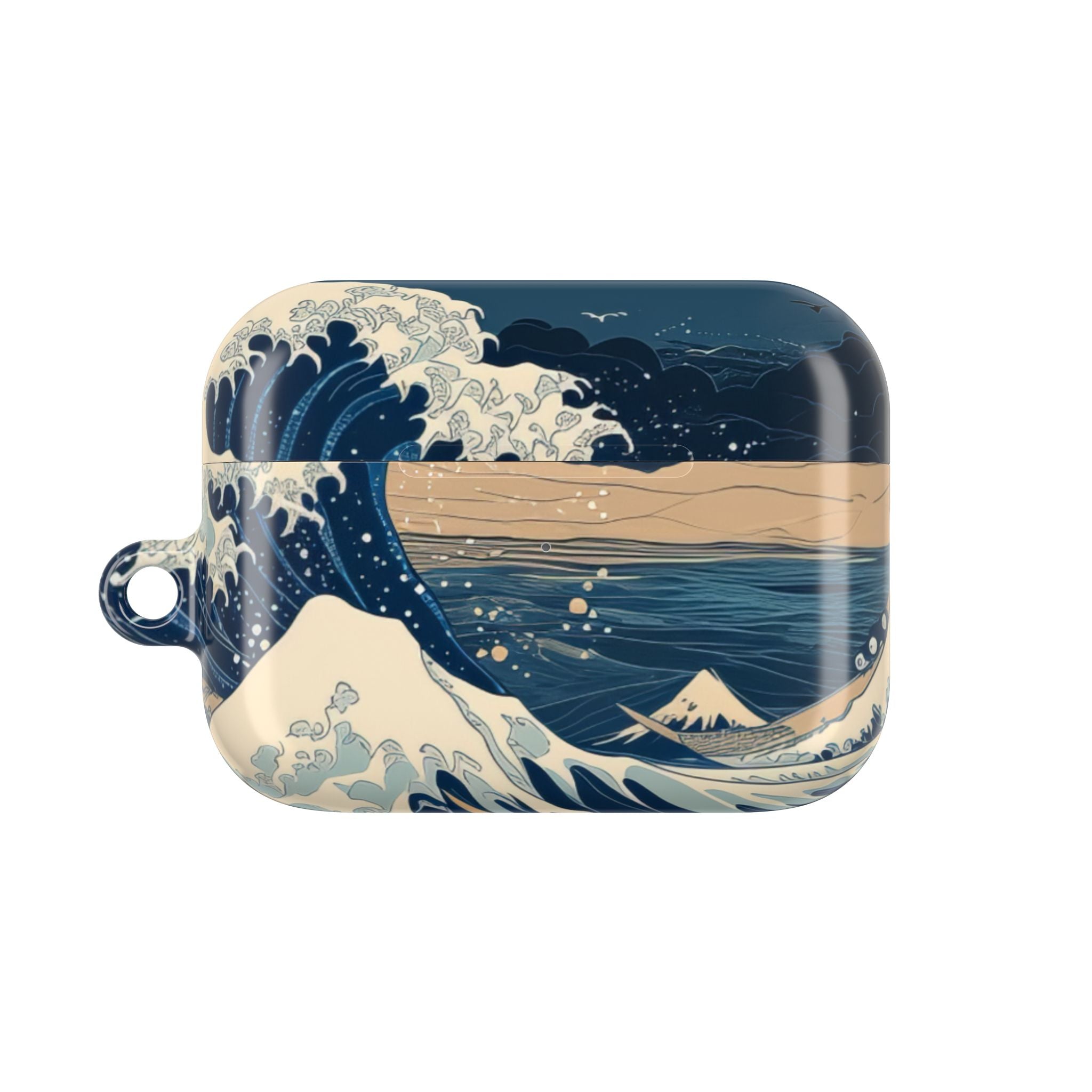 Cresting Navy Wave - AirPods Case