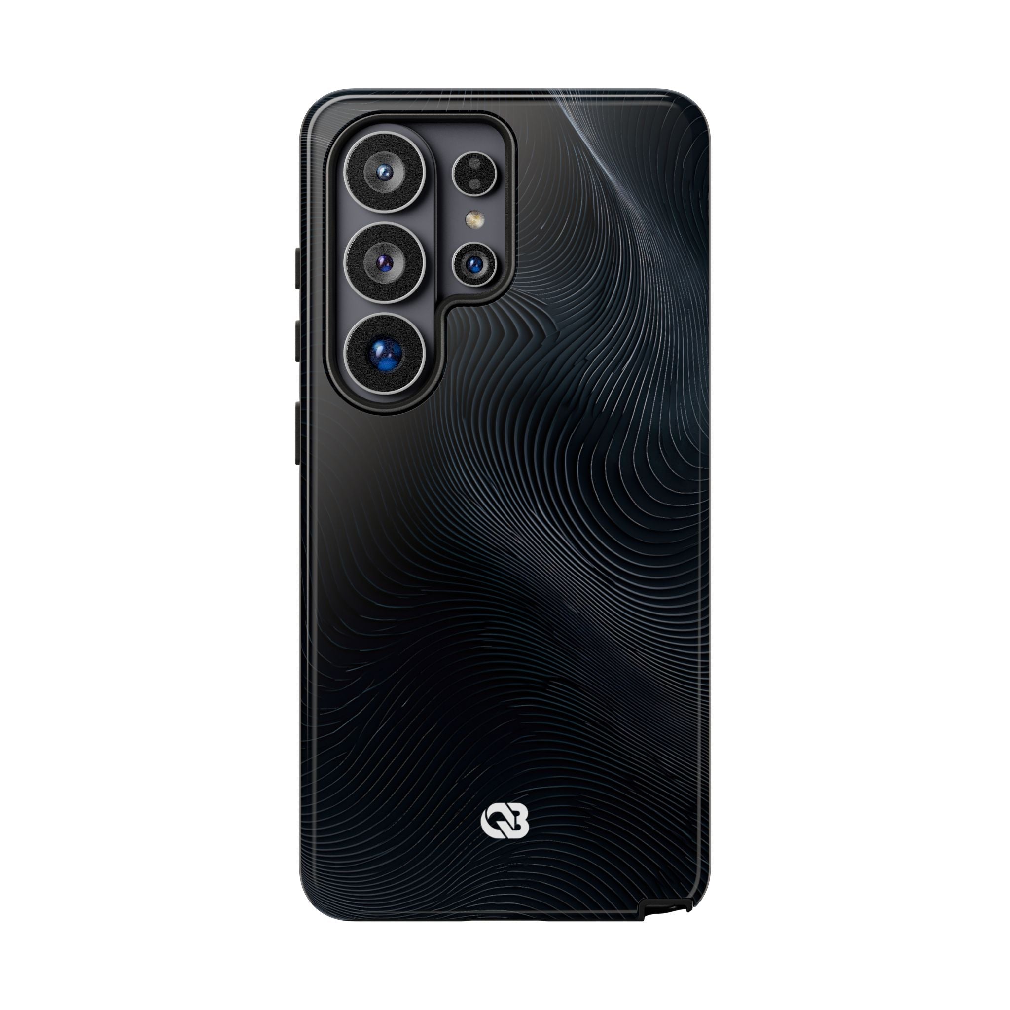 Black Tough Phone Case for Samsung - Obsidian Ridge Flux