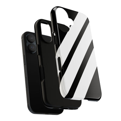 Obsidian White Bars · Tough Telefoncover for iPhone