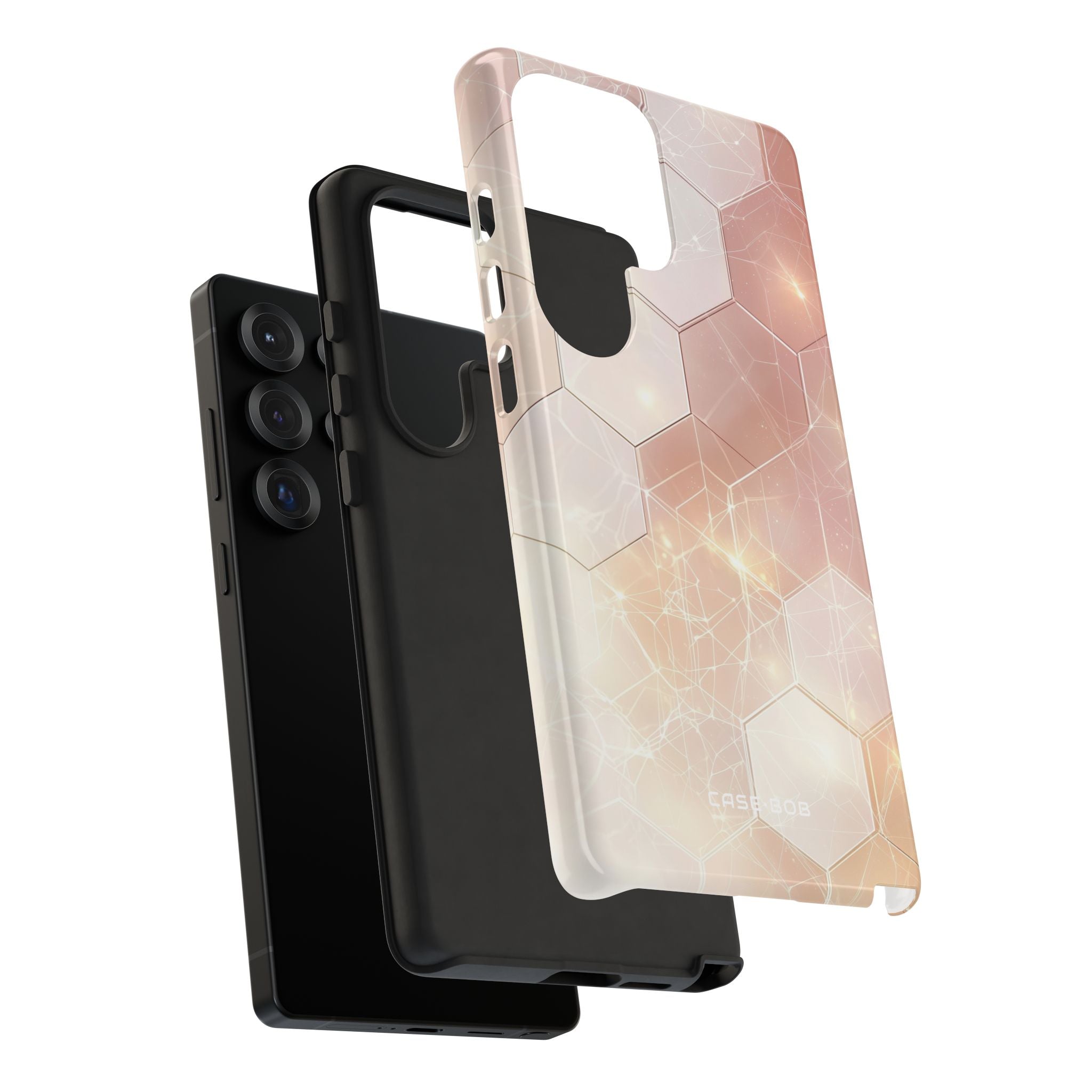 Honeycomb Glow Samsung S25 Ultra Case - Tough